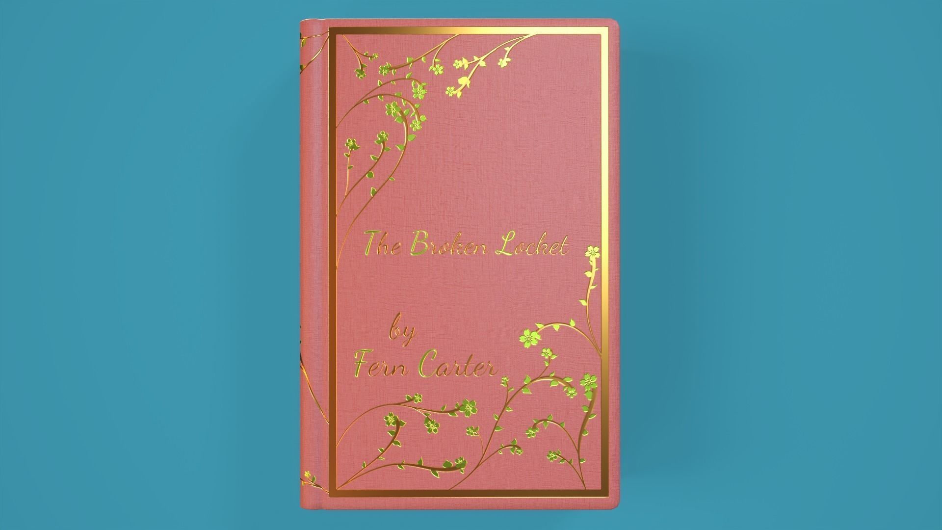 Hardback Book Low-poly 3D model_1