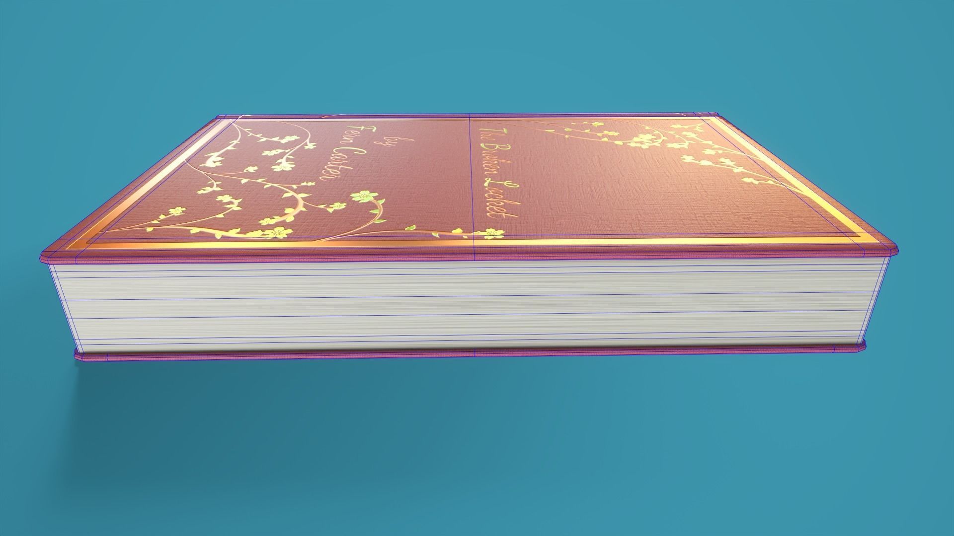 Hardback Book Low-poly 3D model_13