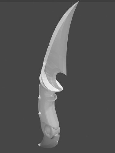 Ruin Dagger from Valorant - 3d print ready 3D print model