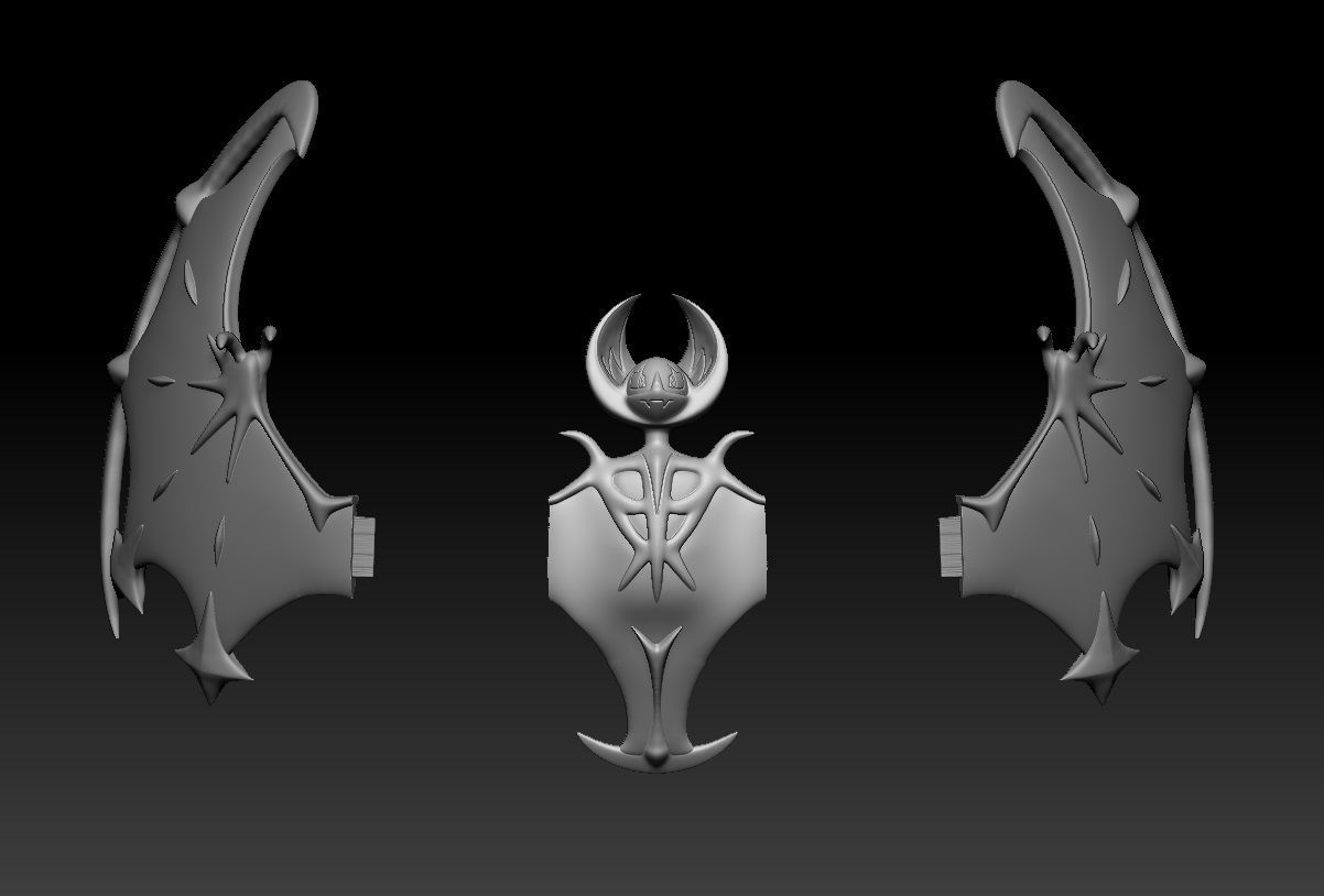 Pokemon Cosmog Cosmoem Lunala 3D print model_4