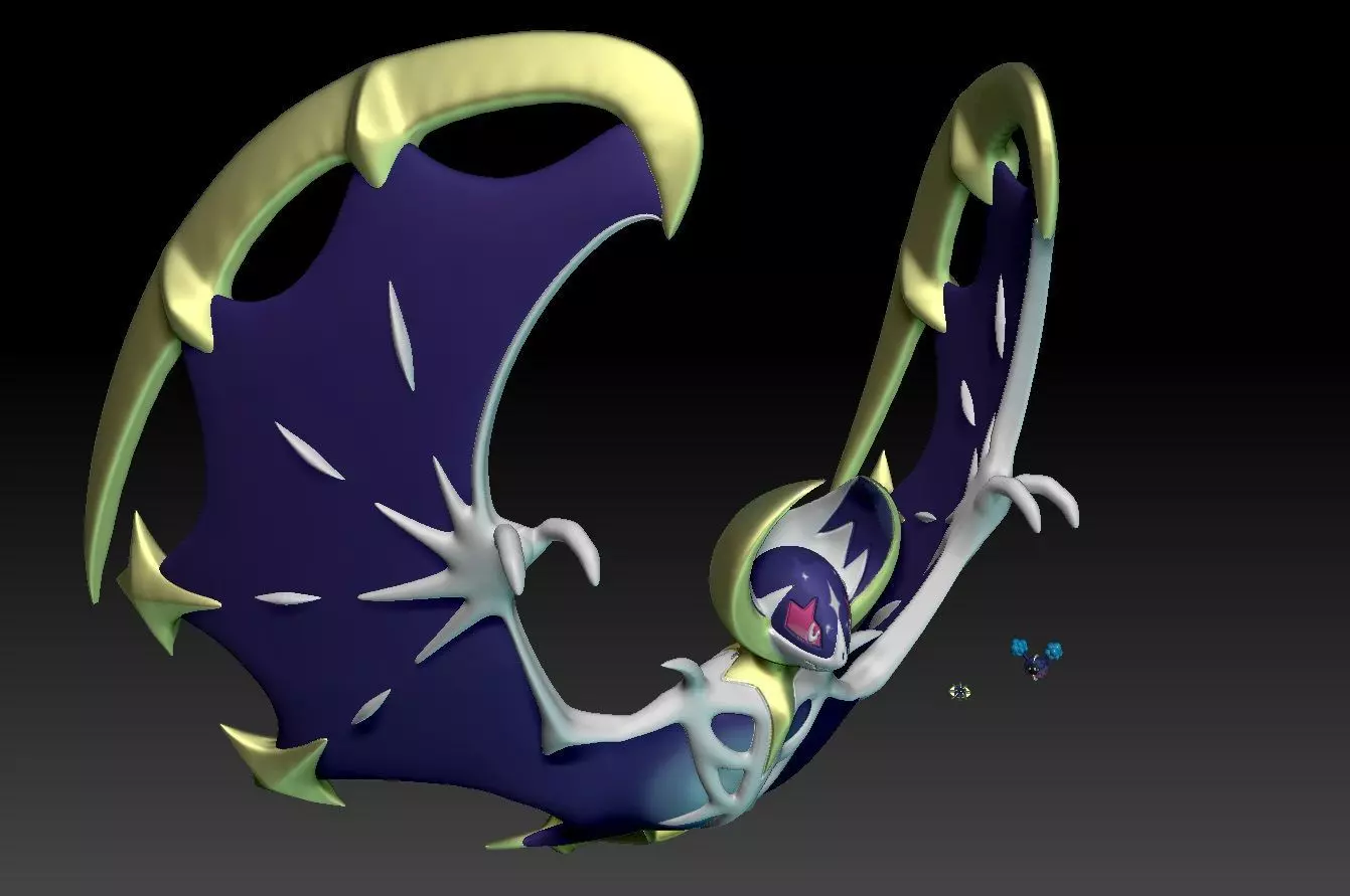 Pokemon Cosmog Cosmoem Lunala 3D print model_0