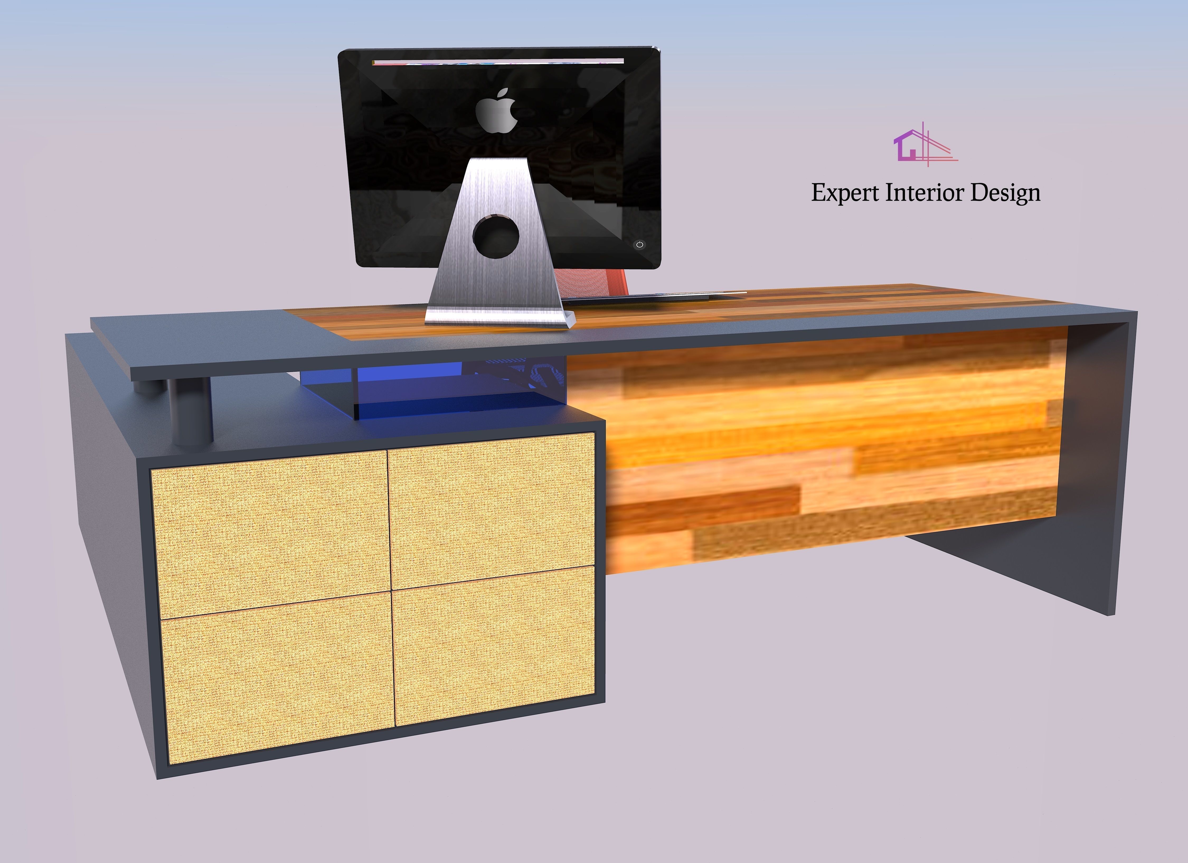 M D Table Design 3D print model_2