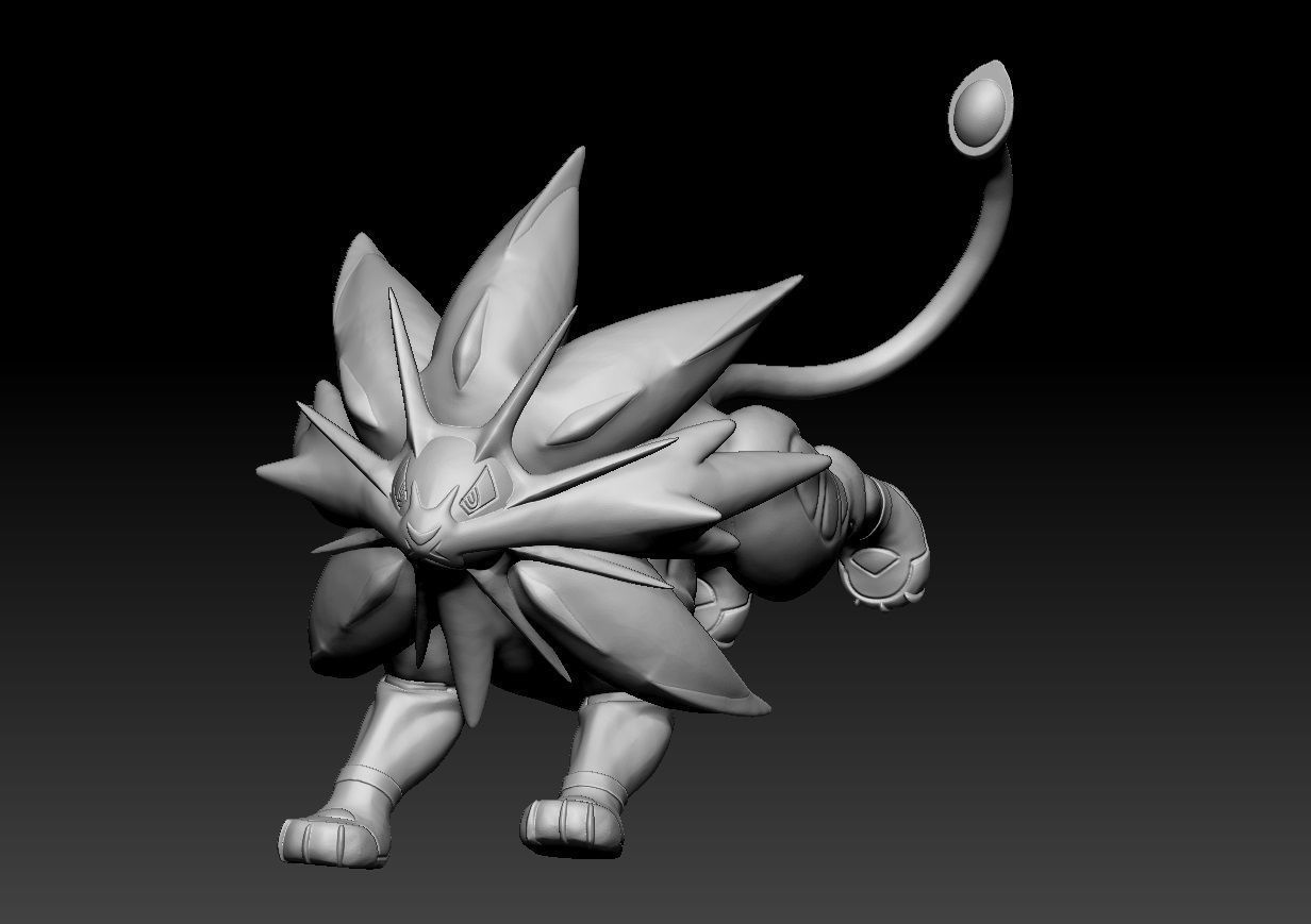 Pokemon Cosmog Cosmoem Solgaleo 3D print model_3