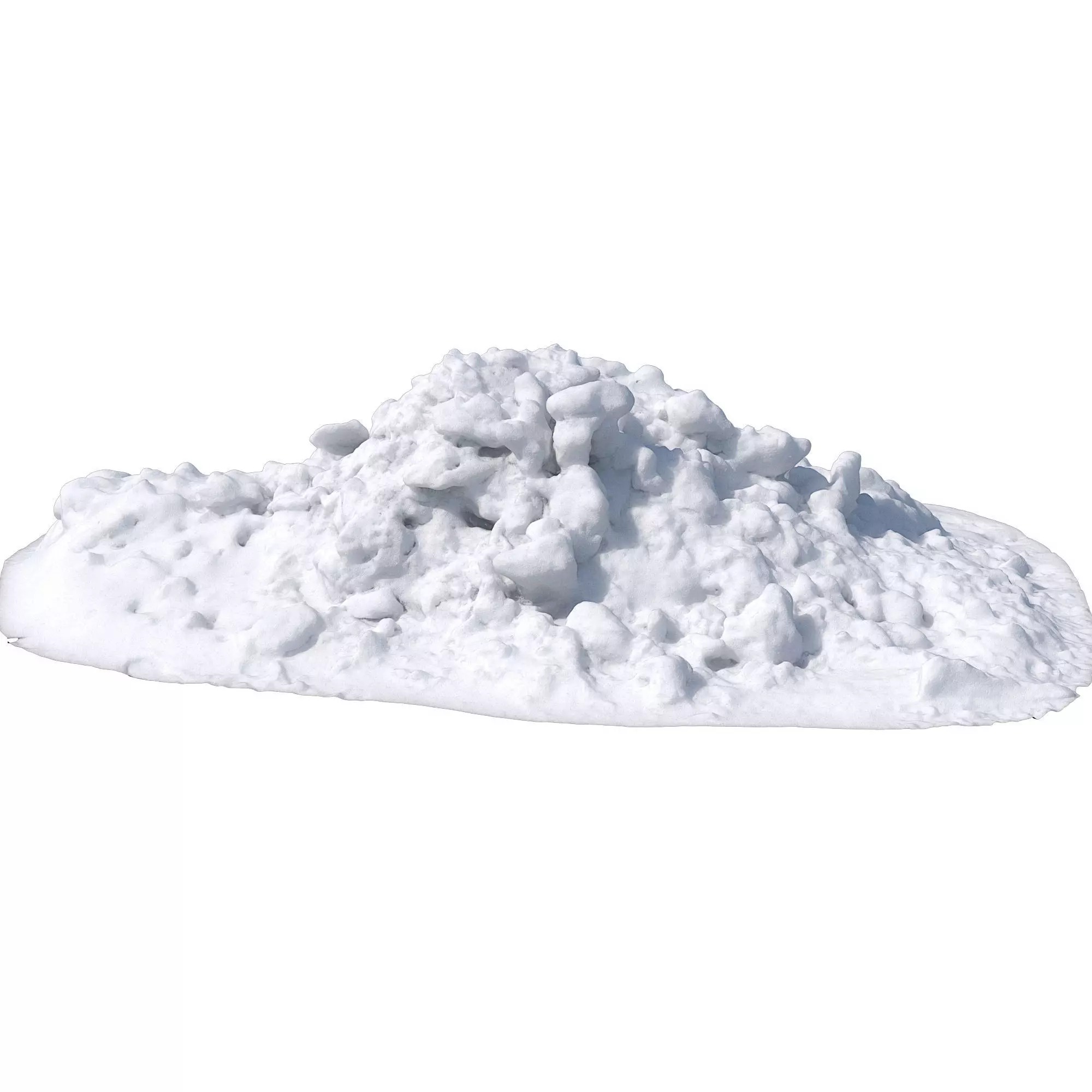 Ultra realistic a Pile of snow 2 2021 Low-poly 3D model