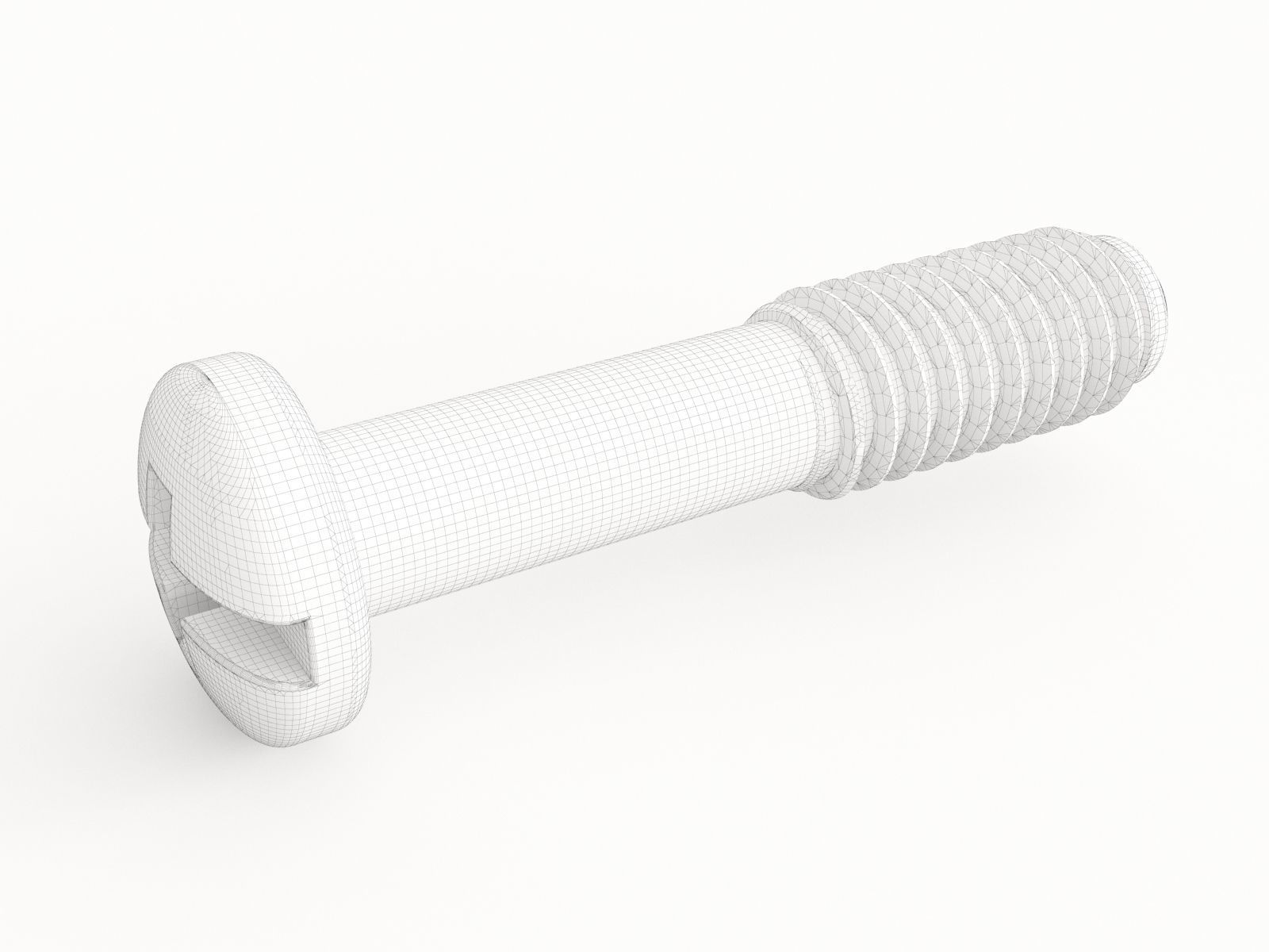 Screw 138 3D model_1