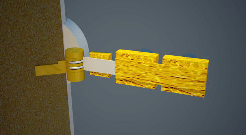 NASAs Lunar Gateway with Orion Docked Left 3D model_2