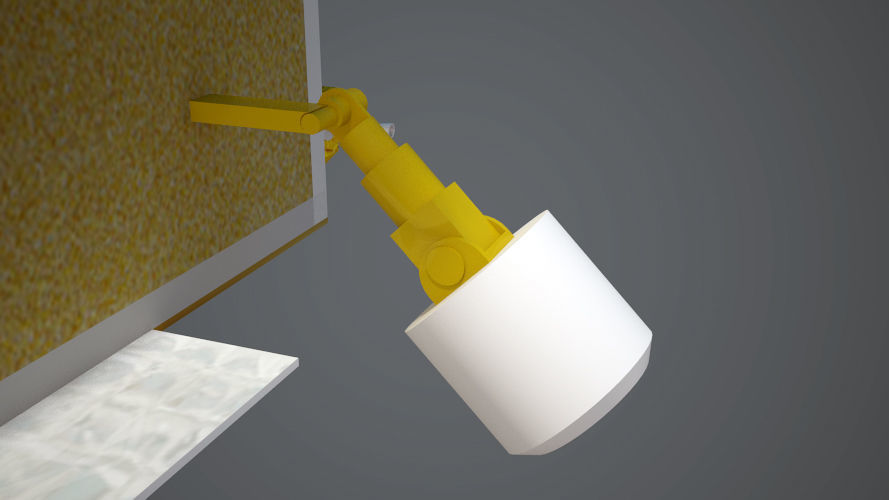 NASAs Lunar Gateway with Orion Docked Left 3D model_24