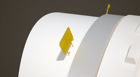 NASAs Lunar Gateway with Orion Docked Left 3D model_15