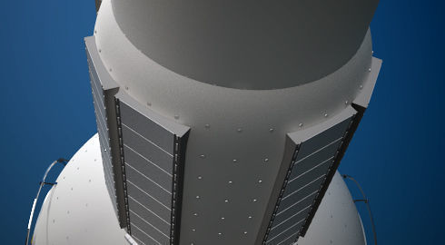 NASAs Lunar Gateway with Orion Docked Left 3D model_17