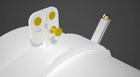 NASAs Lunar Gateway with Orion Docked Left 3D model_9