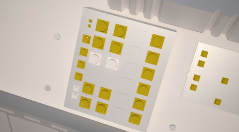NASAs Lunar Gateway with Orion Docked Left 3D model_11