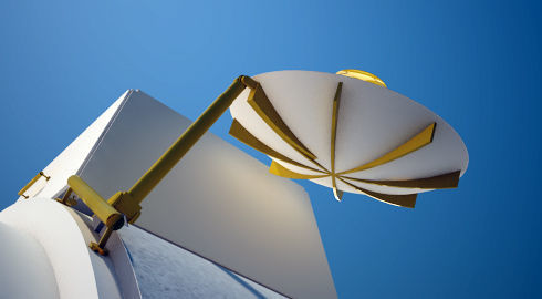 NASAs Lunar Gateway with Orion Docked Left 3D model_38