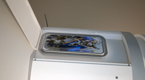 NASAs Lunar Gateway with Orion Docked Left 3D model_29