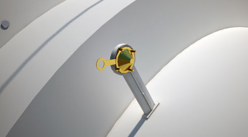 NASAs Lunar Gateway with Orion Docked Left 3D model_3