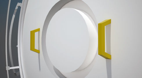 NASAs Lunar Gateway with Orion Docked Left 3D model_13