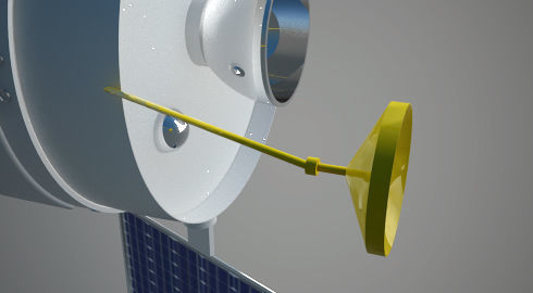 NASAs Lunar Gateway with Orion Docked Left 3D model_19