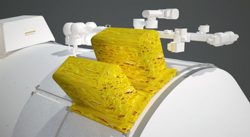 NASAs Lunar Gateway with Orion Docked Left 3D model_35