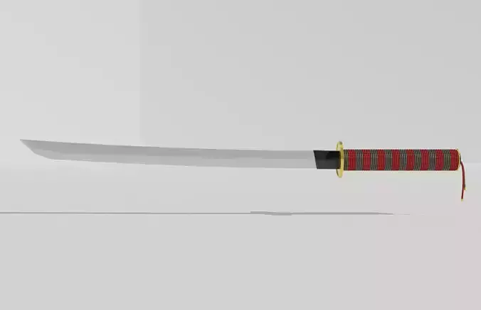 Katana 3D samurai sword
