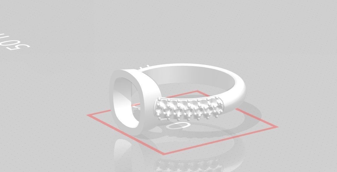 Ring pomelatto settings 3D print model_8