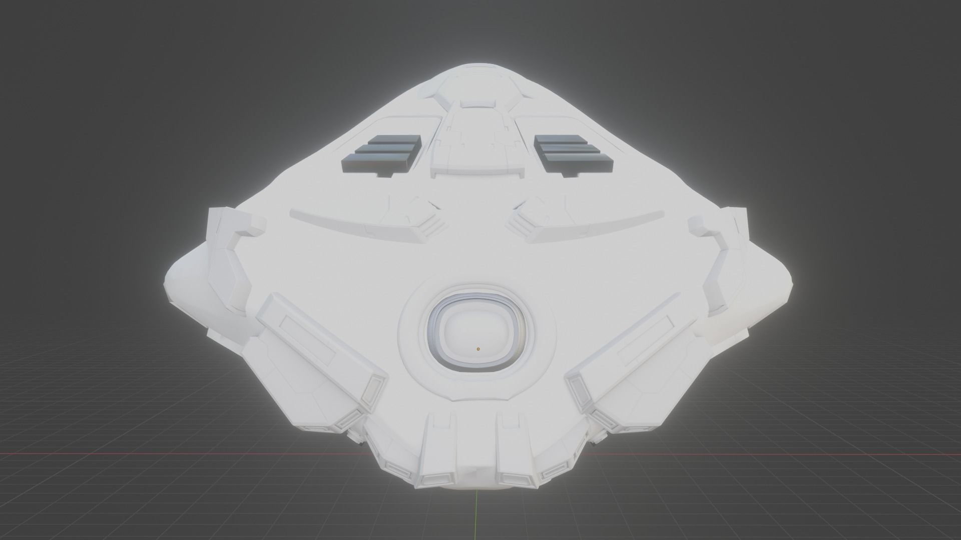 Drone visor SciFi helmet headset TEXTURED 4K 3D model_22