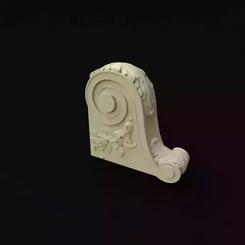 pilaster decorative scroll