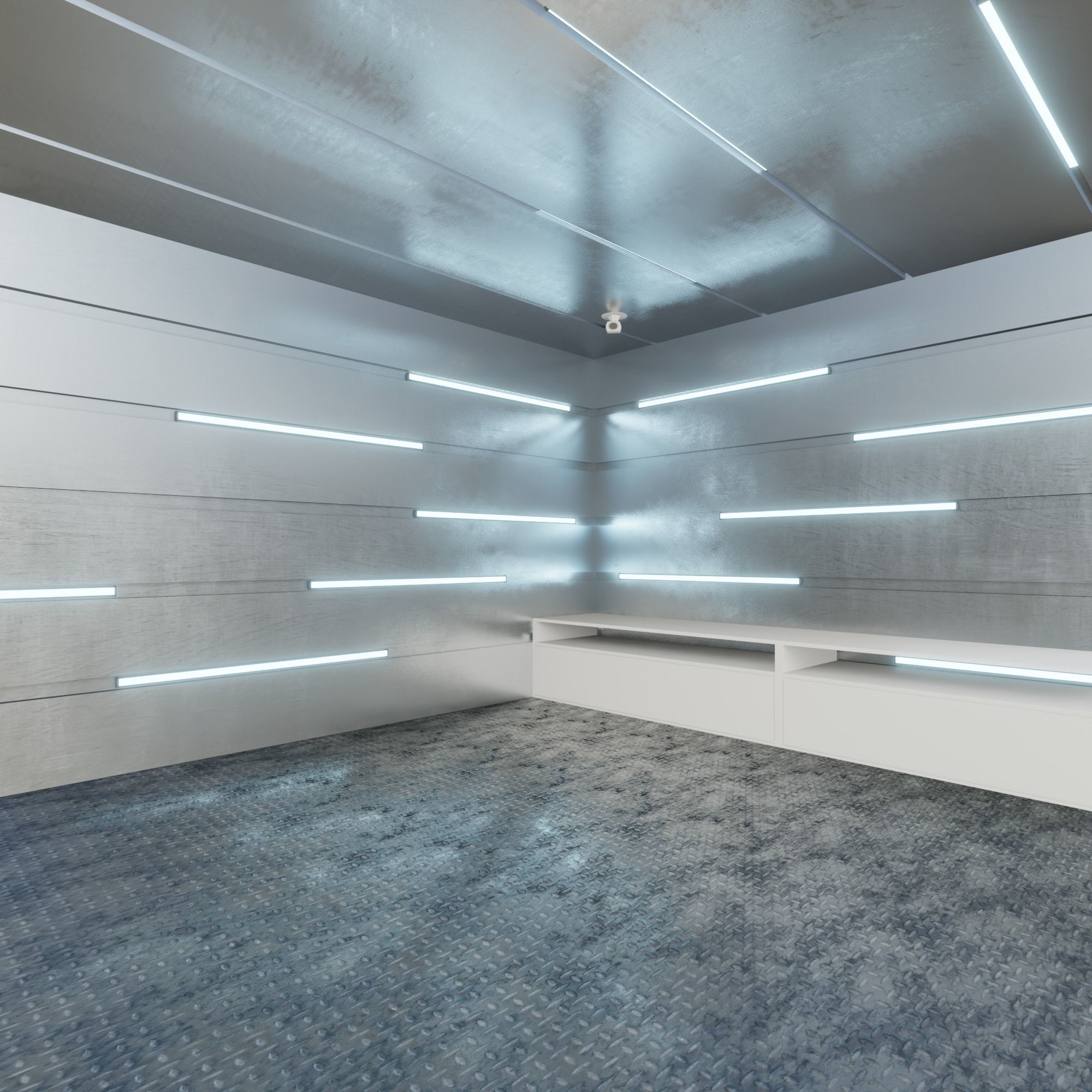 Car studio 3D model_3