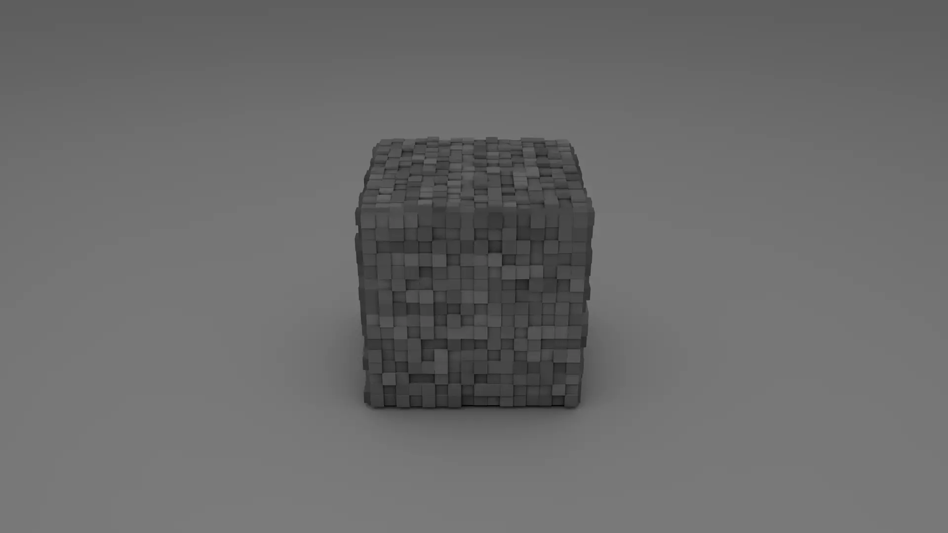 Stone - Minecraft 3D model Low-poly 3D model_0
