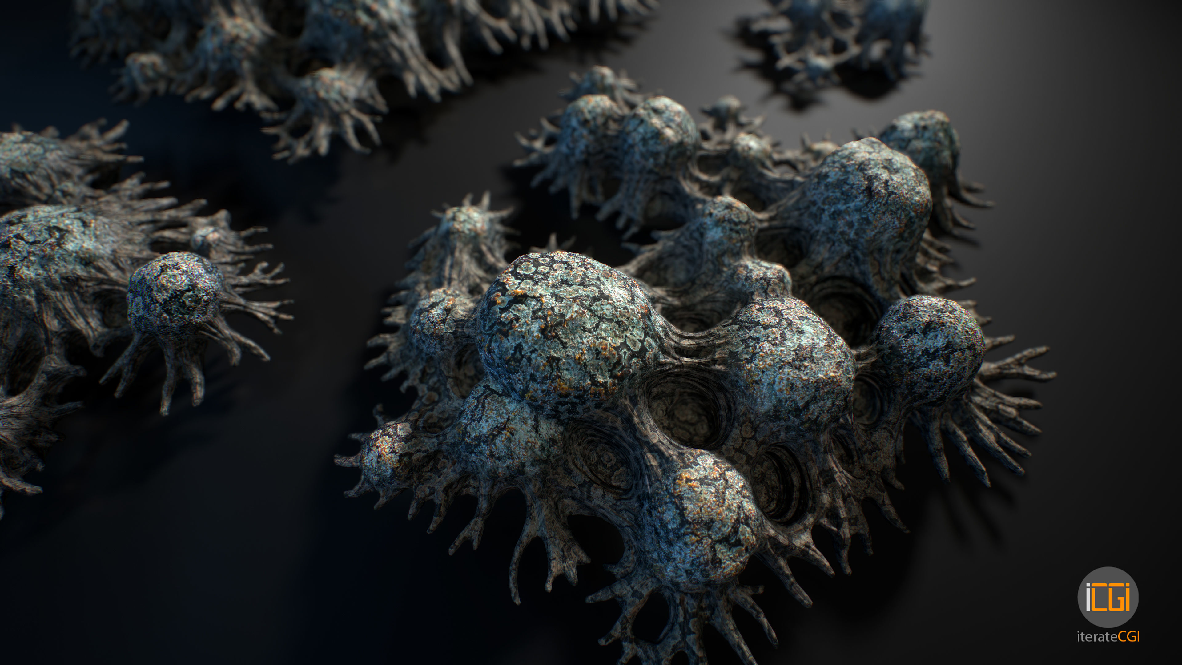 Alien Plant Fungus Type 3 3D model_27