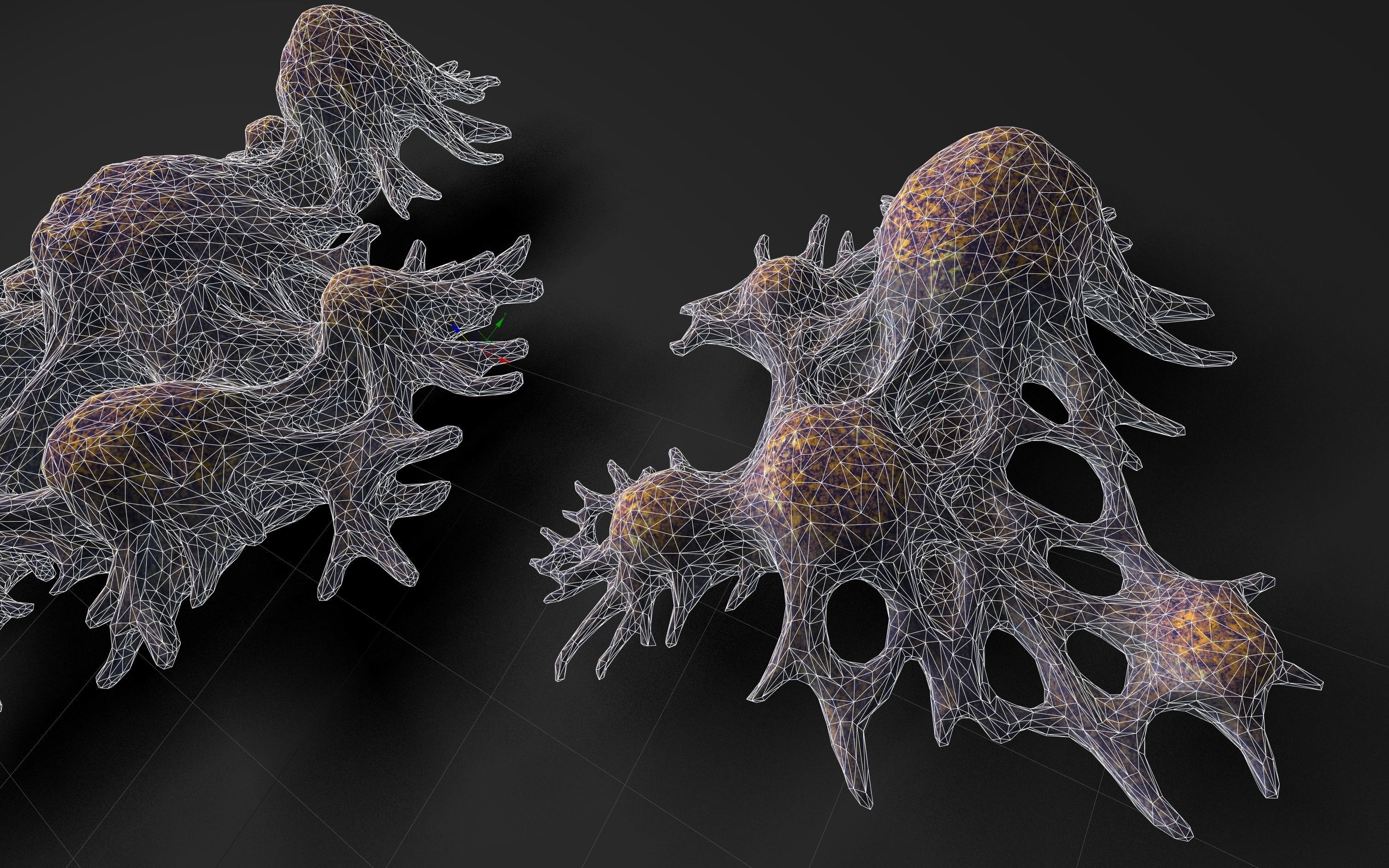 Alien Plant Fungus Type 3 3D model_4