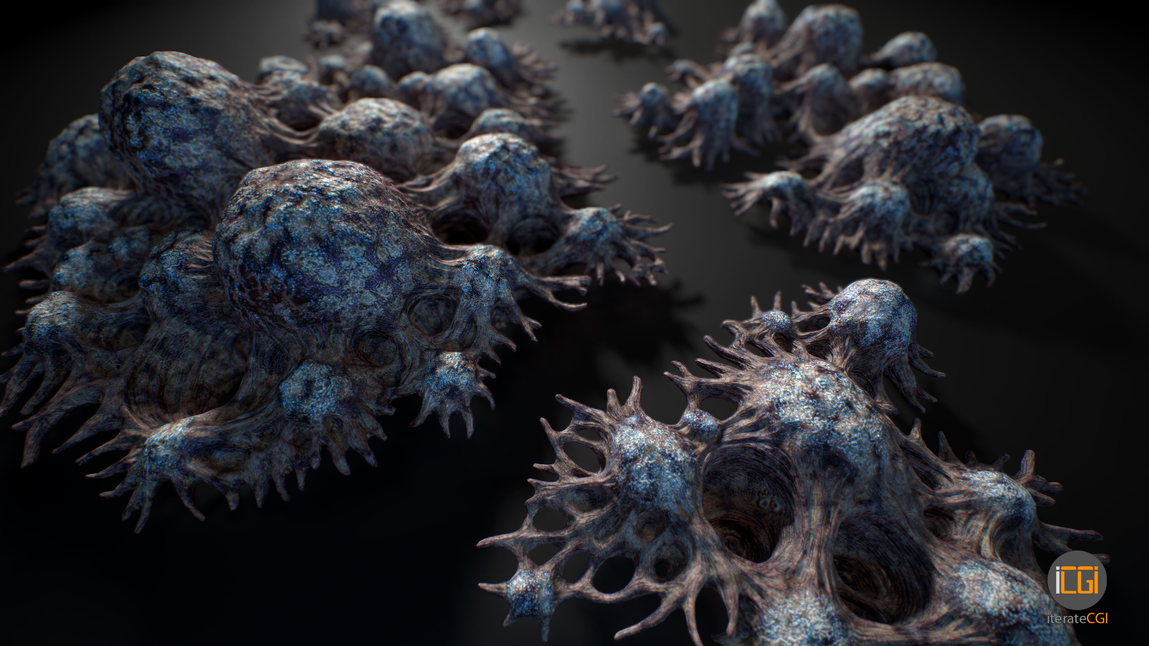 Alien Plant Fungus Type 3 3D model_42