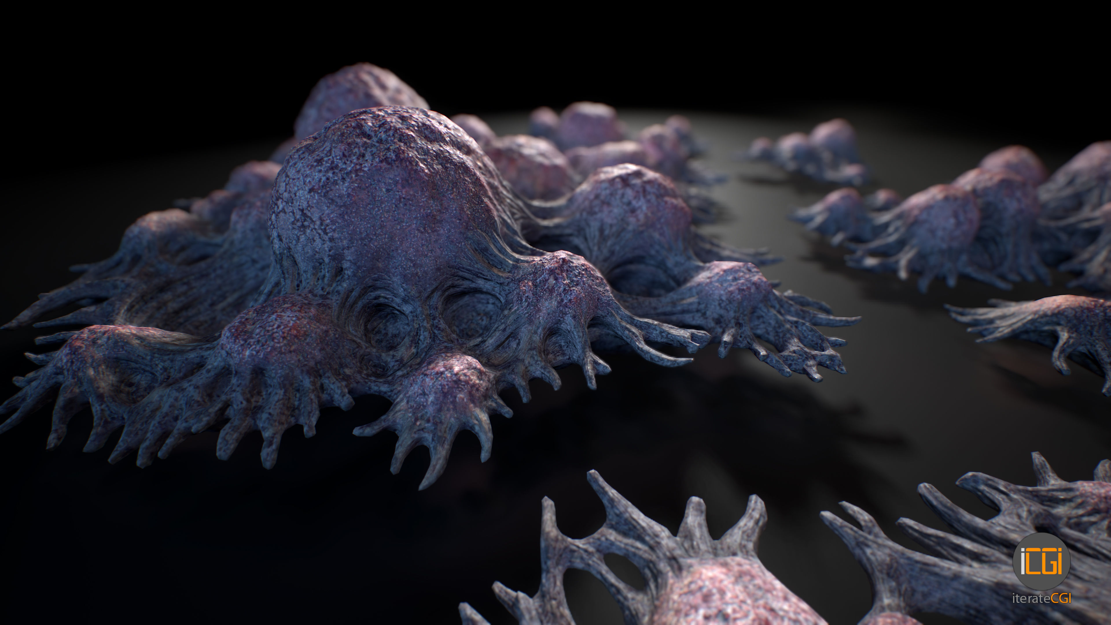 Alien Plant Fungus Type 3 3D model_11