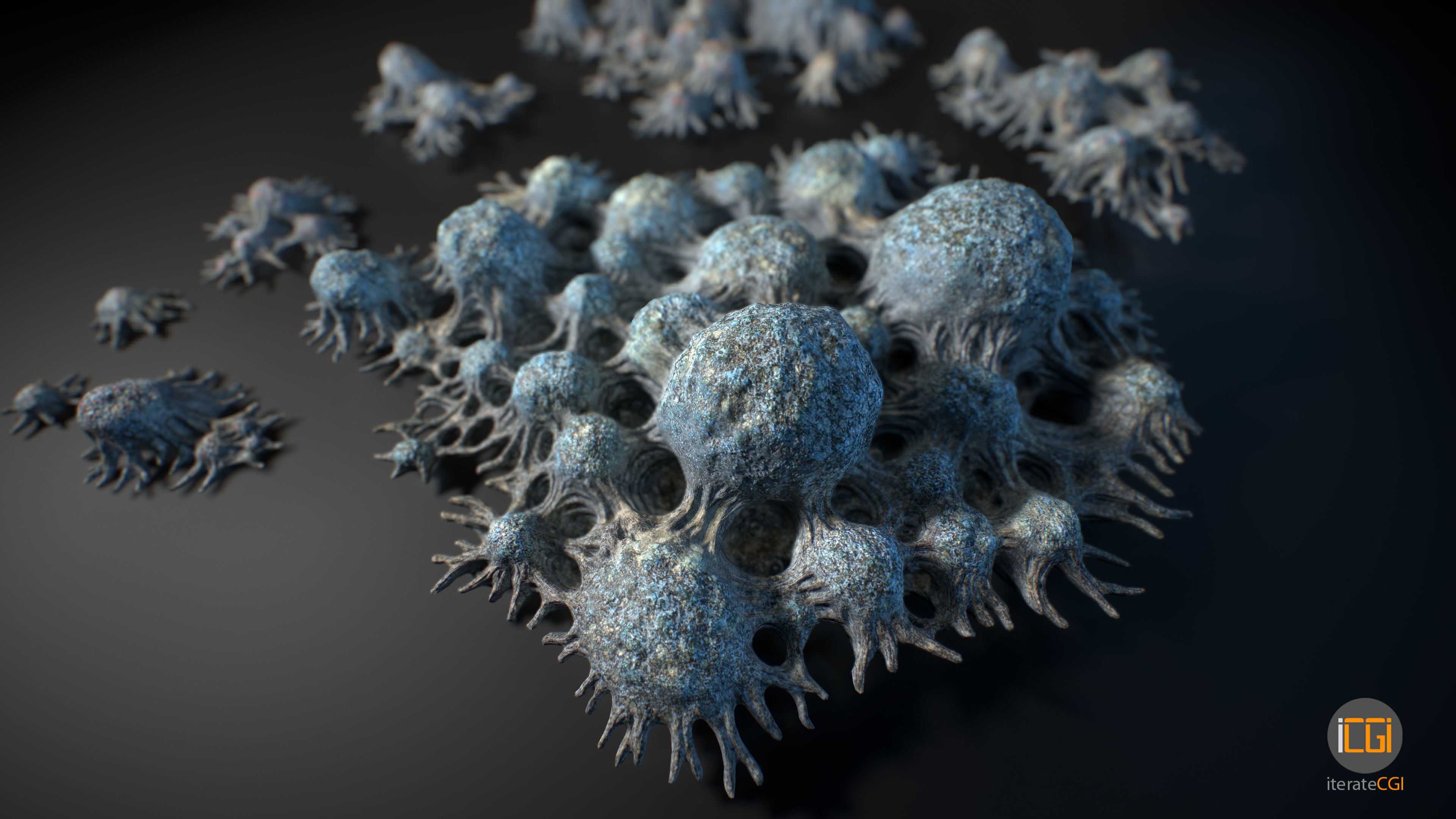 Alien Plant Fungus Type 3 3D model_6