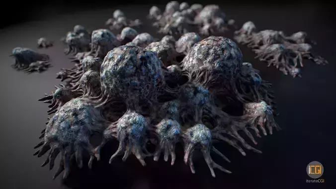 Alien Plant Fungus Type 3 3D model
