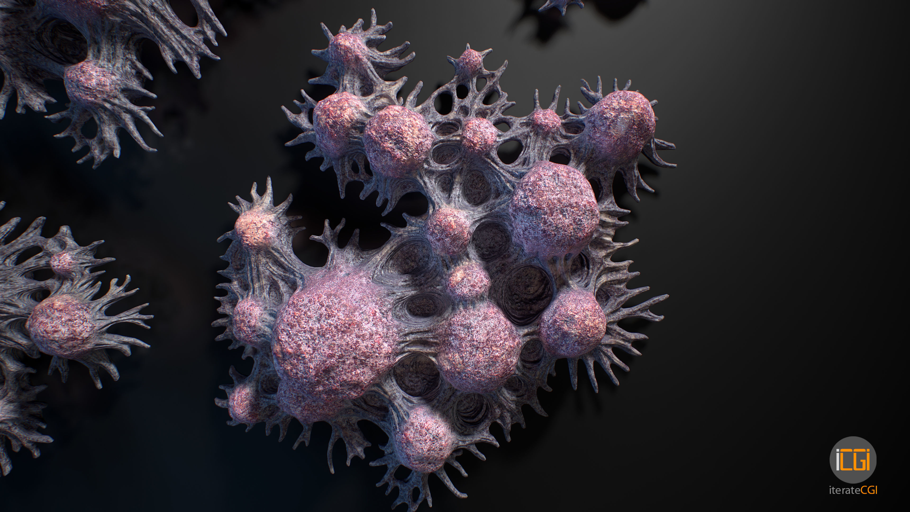 Alien Plant Fungus Type 3 3D model_46