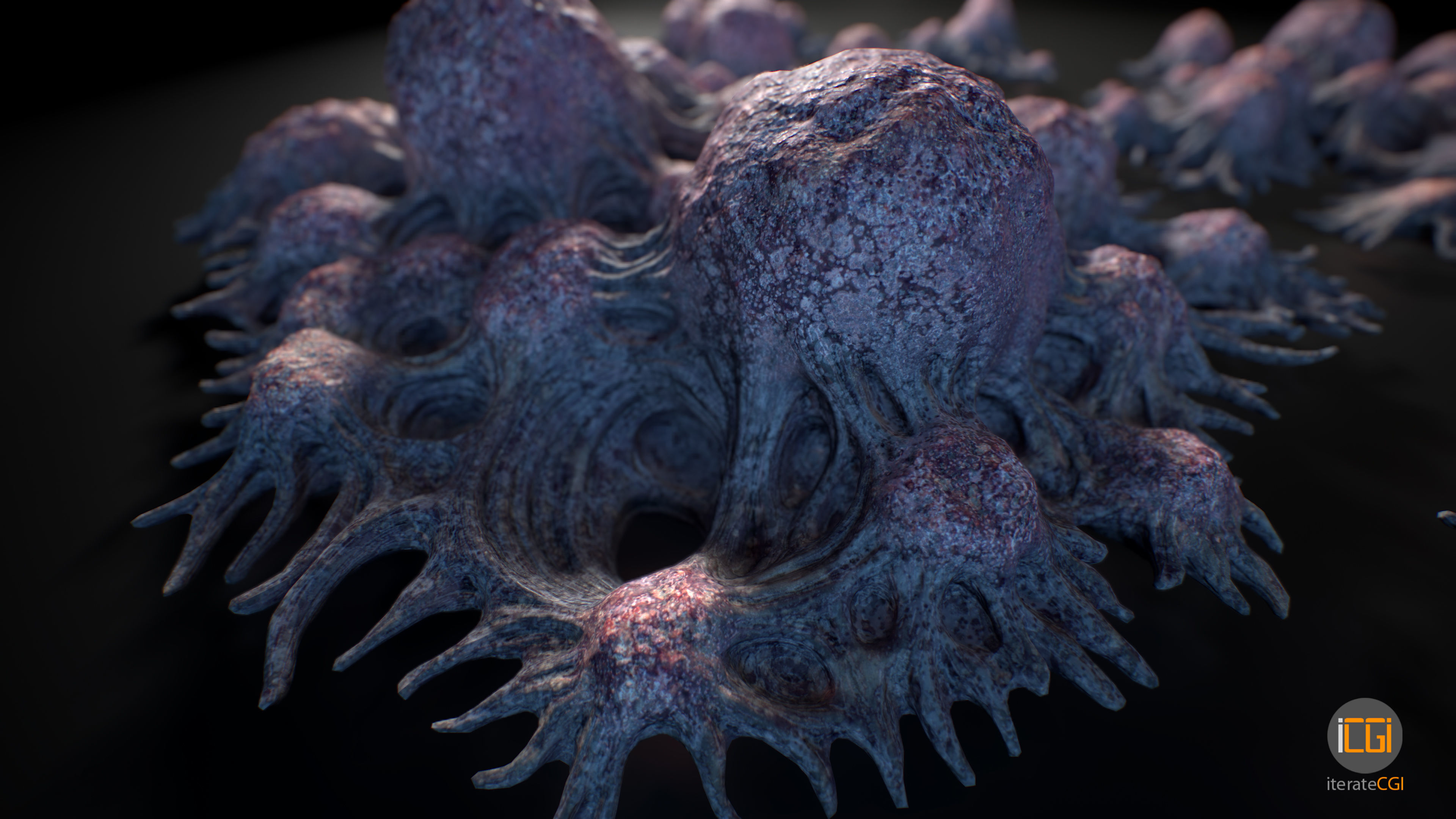 Alien Plant Fungus Type 3 3D model_13