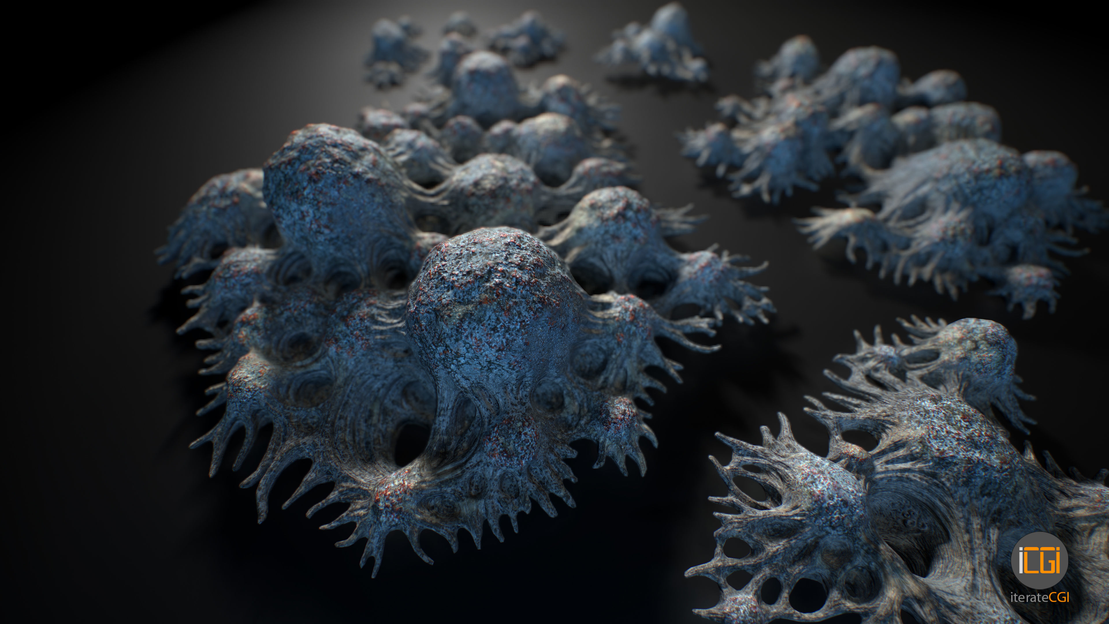 Alien Plant Fungus Type 3 3D model_21