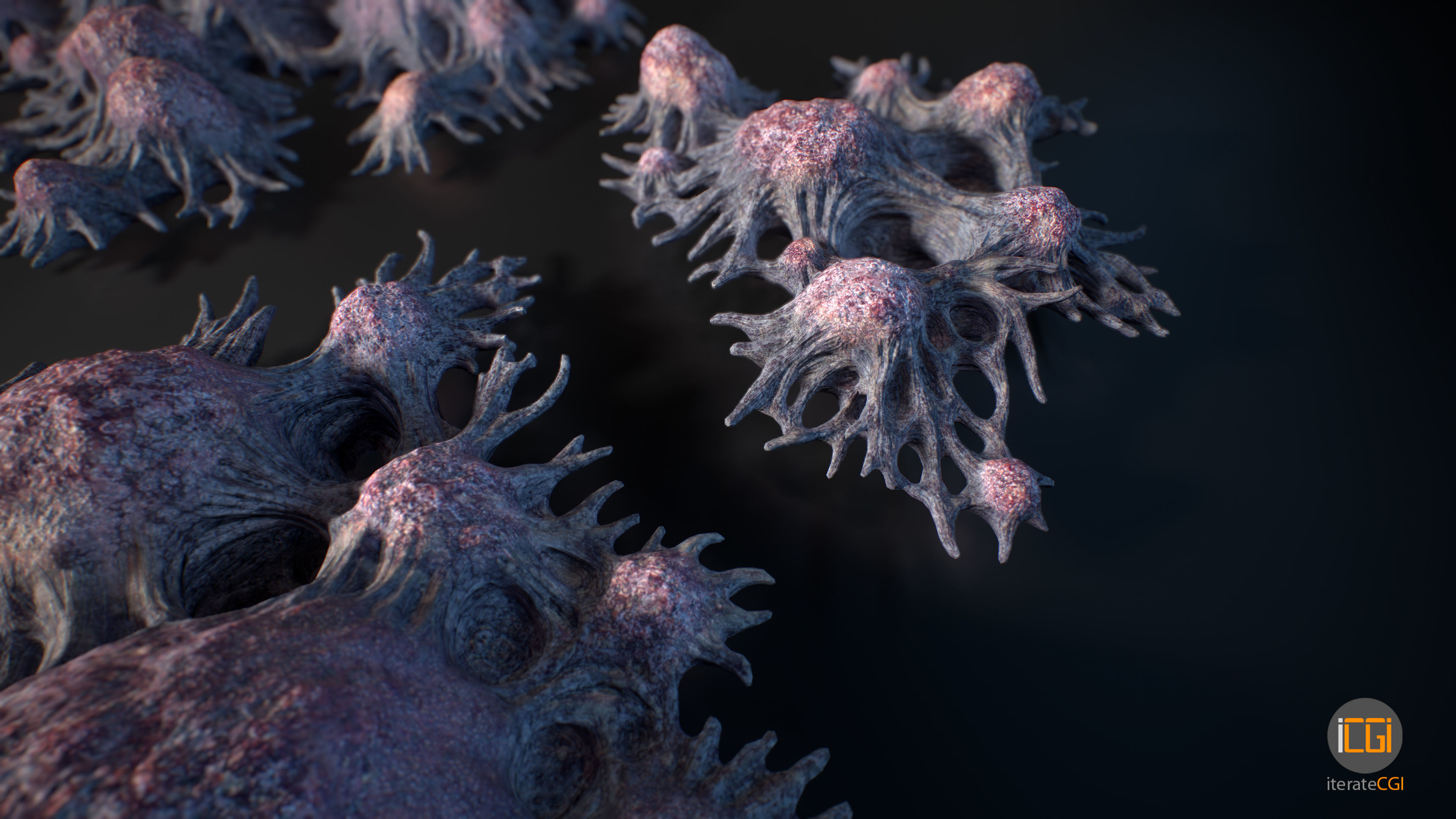 Alien Plant Fungus Type 3 3D model_17