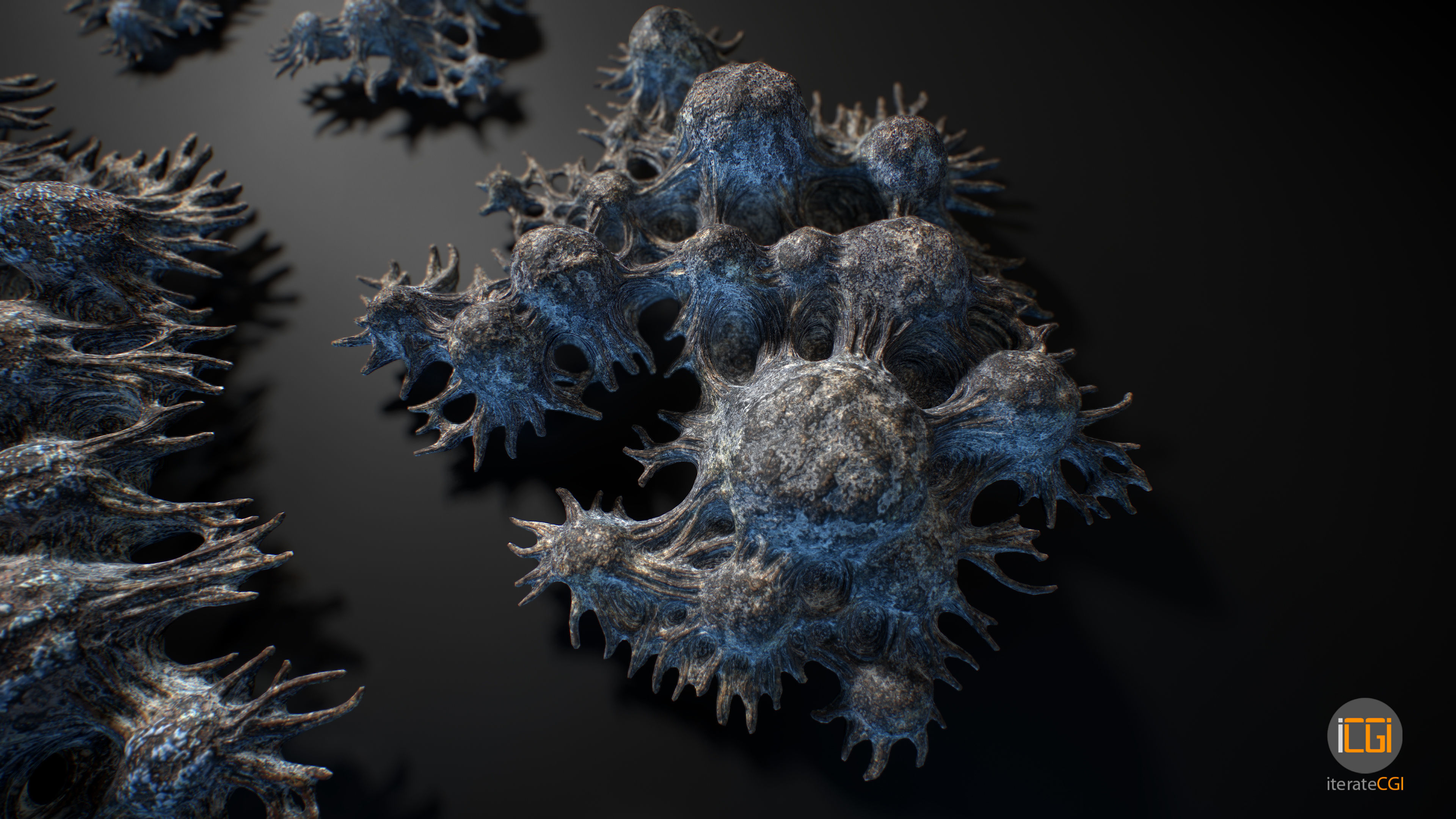 Alien Plant Fungus Type 3 3D model_51