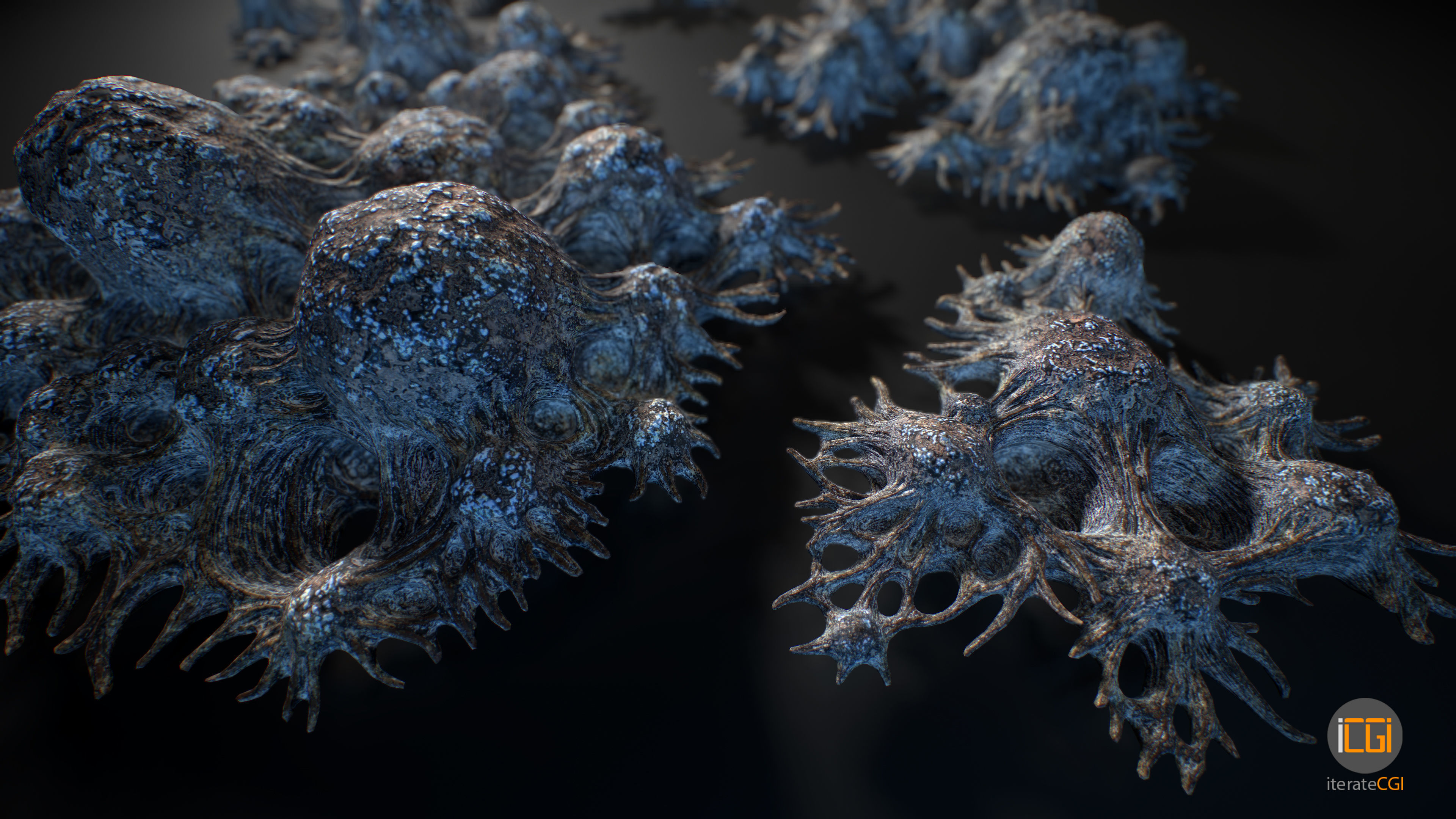 Alien Plant Fungus Type 3 3D model_50