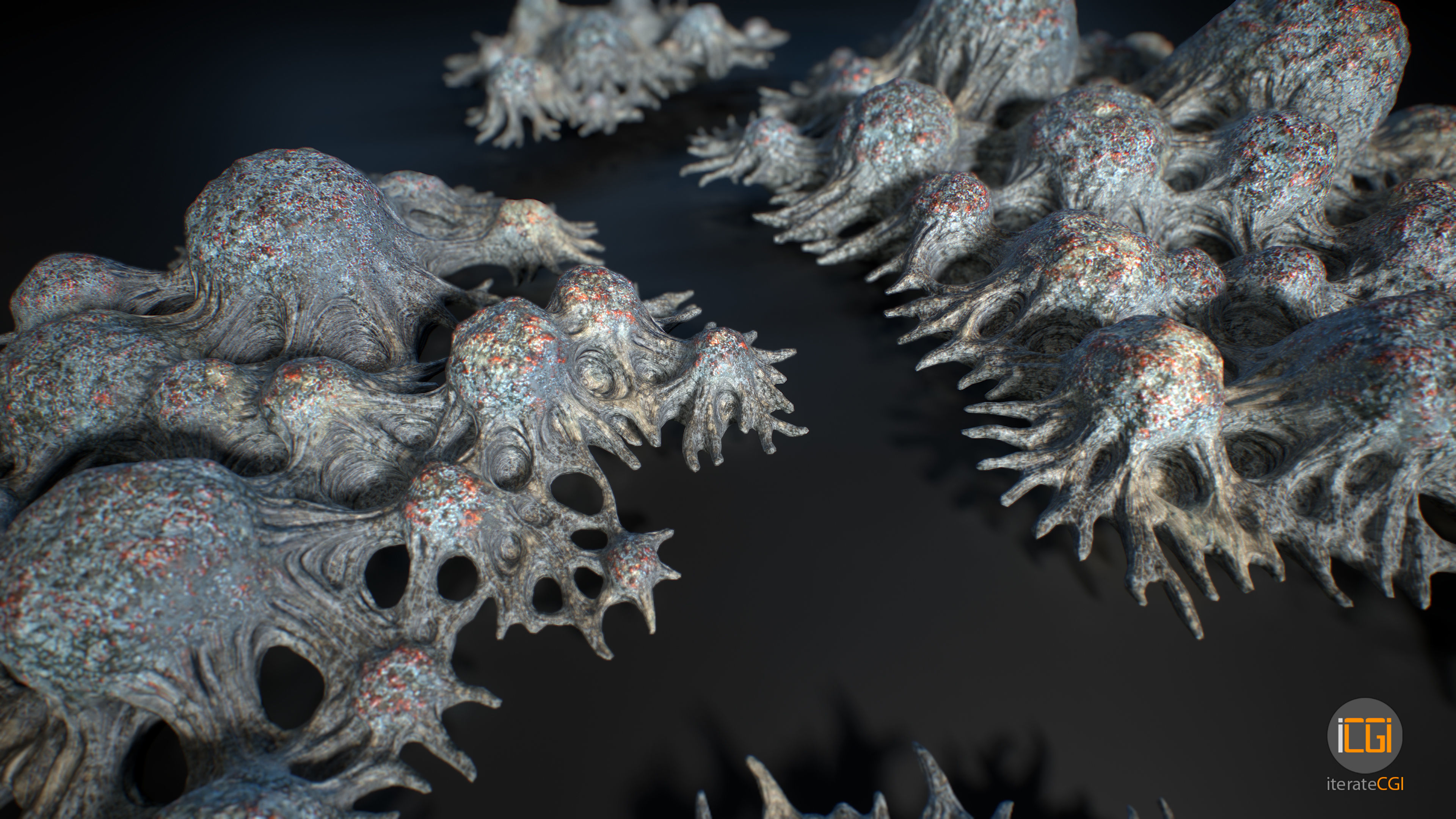 Alien Plant Fungus Type 3 3D model_52
