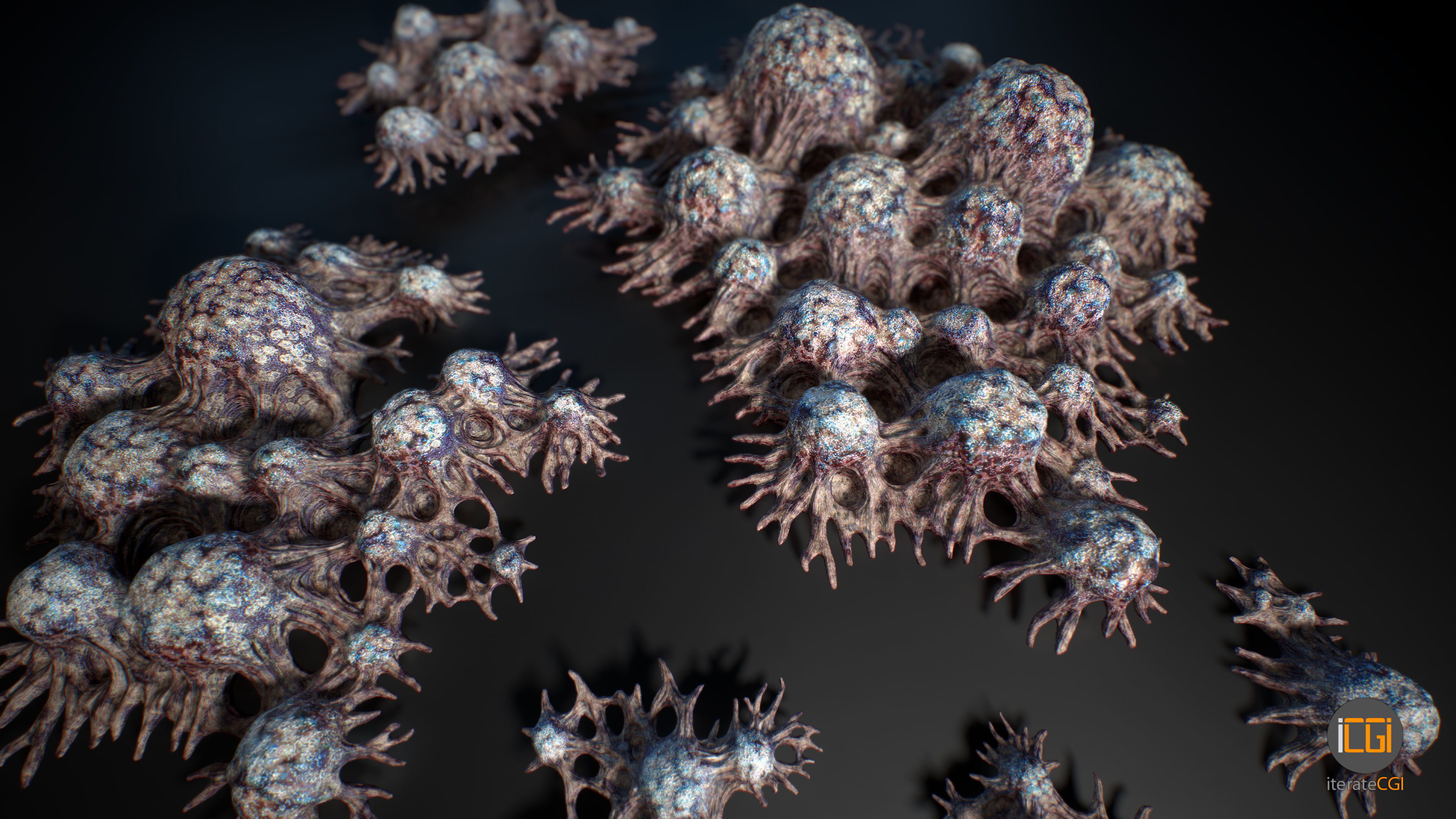 Alien Plant Fungus Type 3 3D model_53