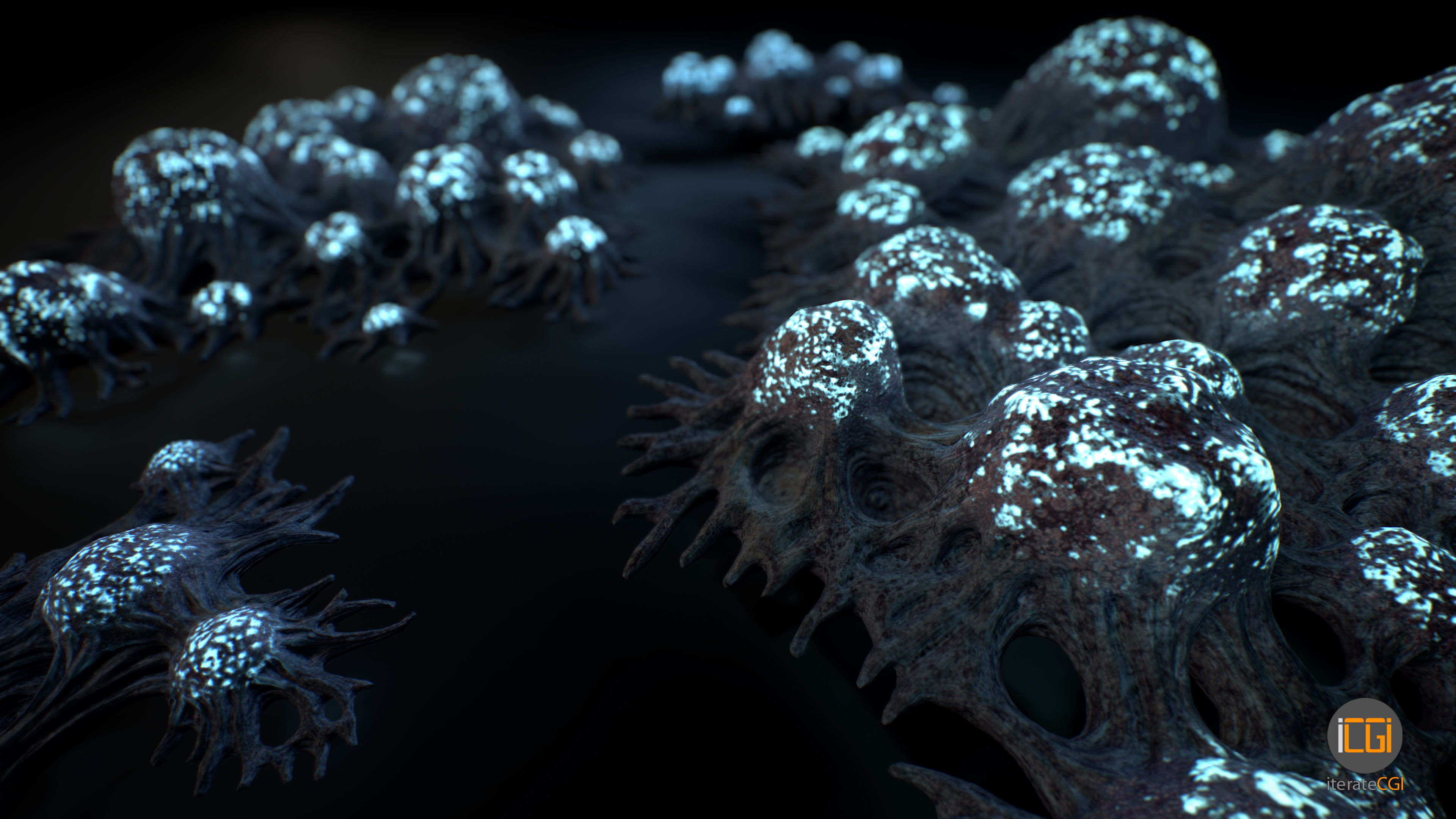 Alien Plant Fungus Type 3 3D model_12