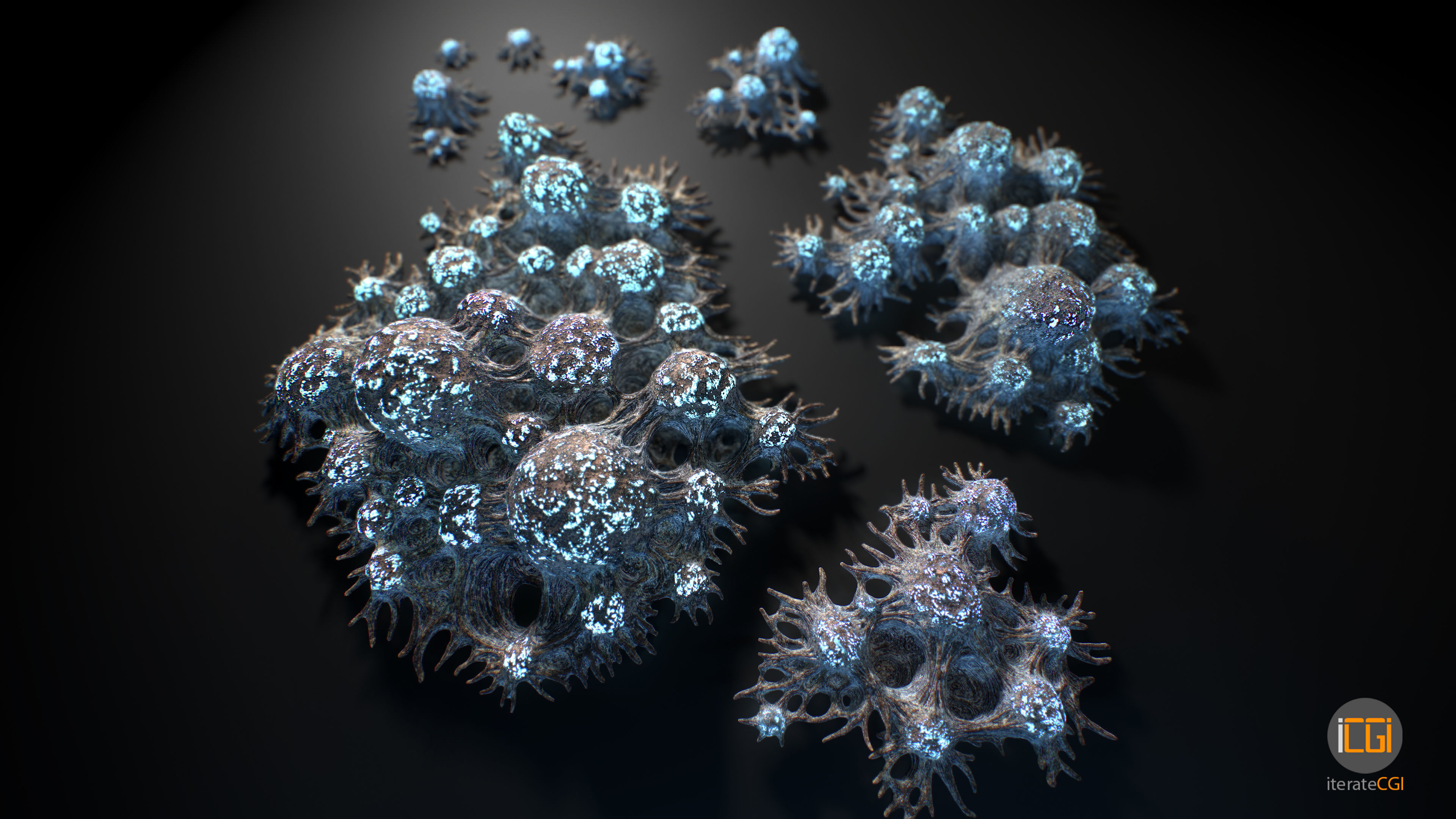 Alien Plant Fungus Type 3 3D model_40