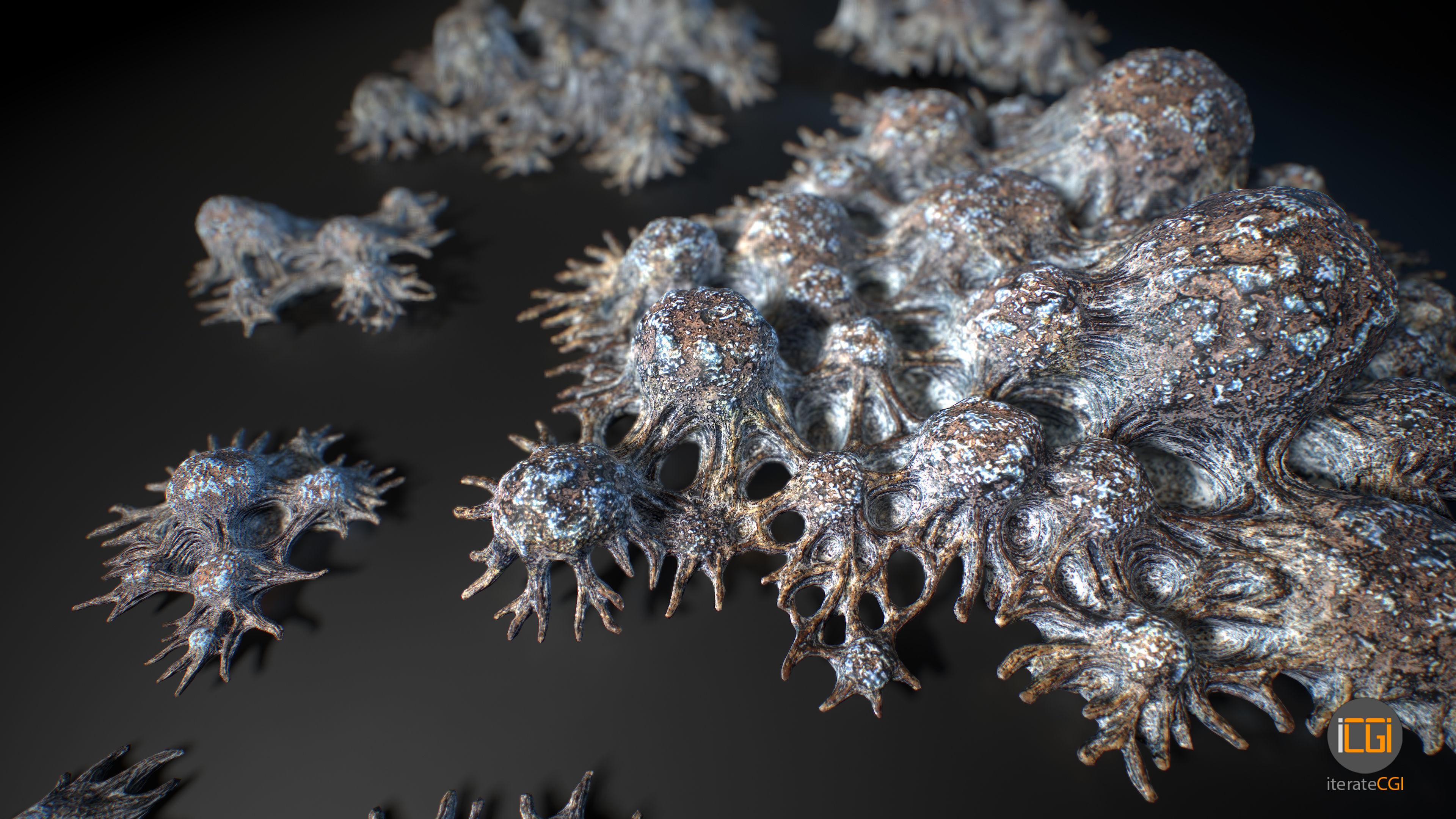 Alien Plant Fungus Type 3 3D model_49