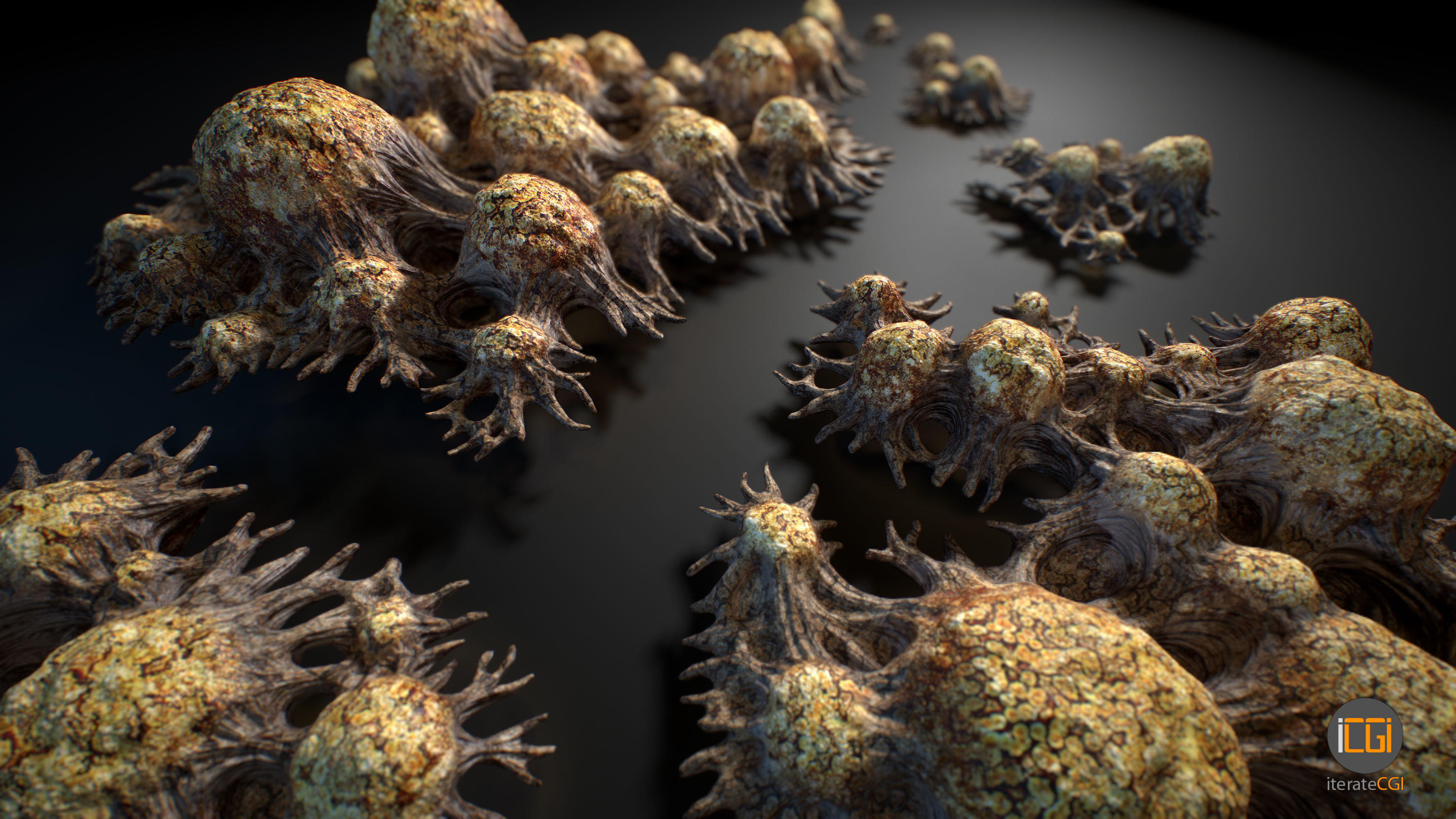 Alien Plant Fungus Type 3 3D model_30