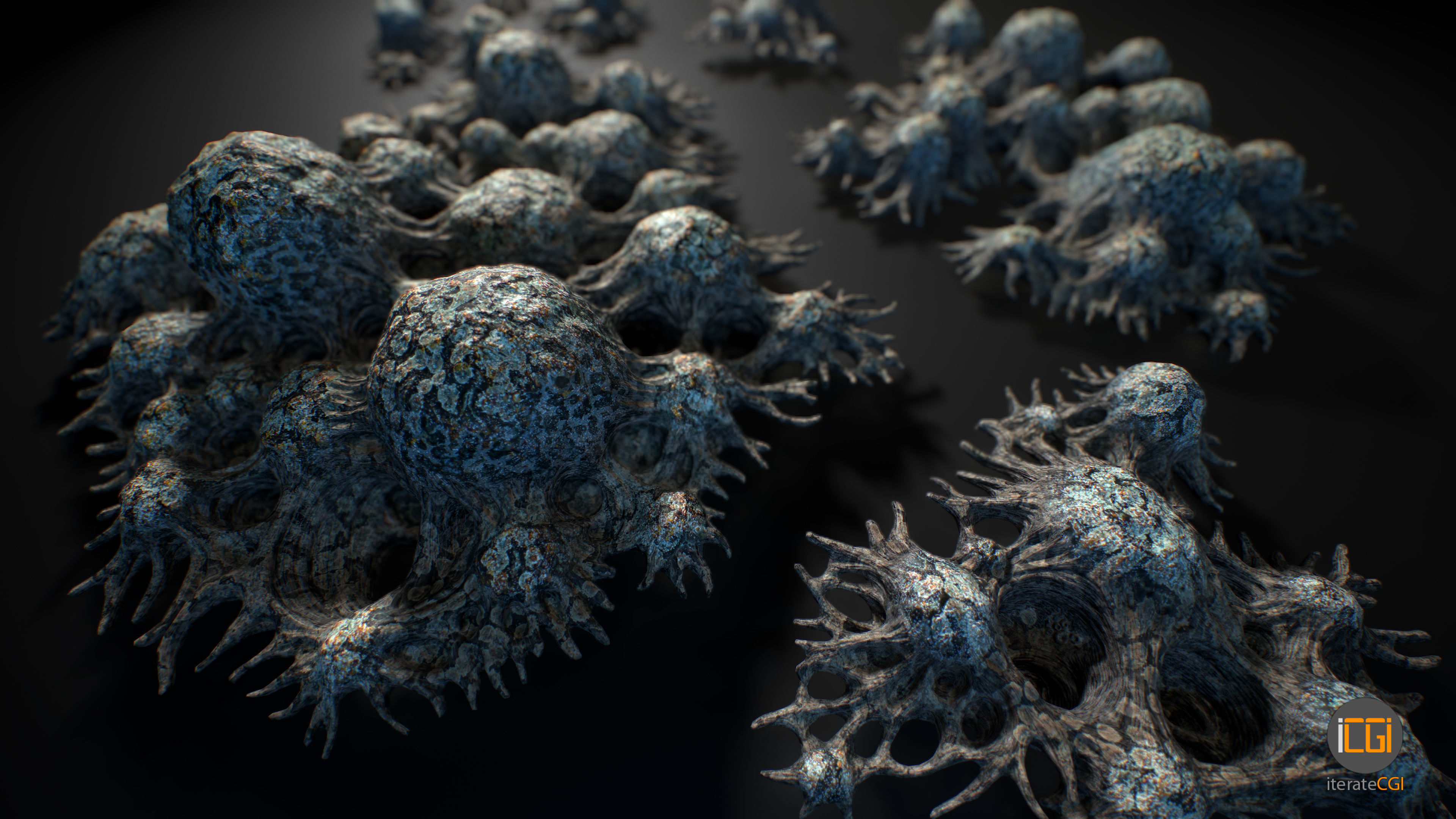 Alien Plant Fungus Type 3 3D model_44