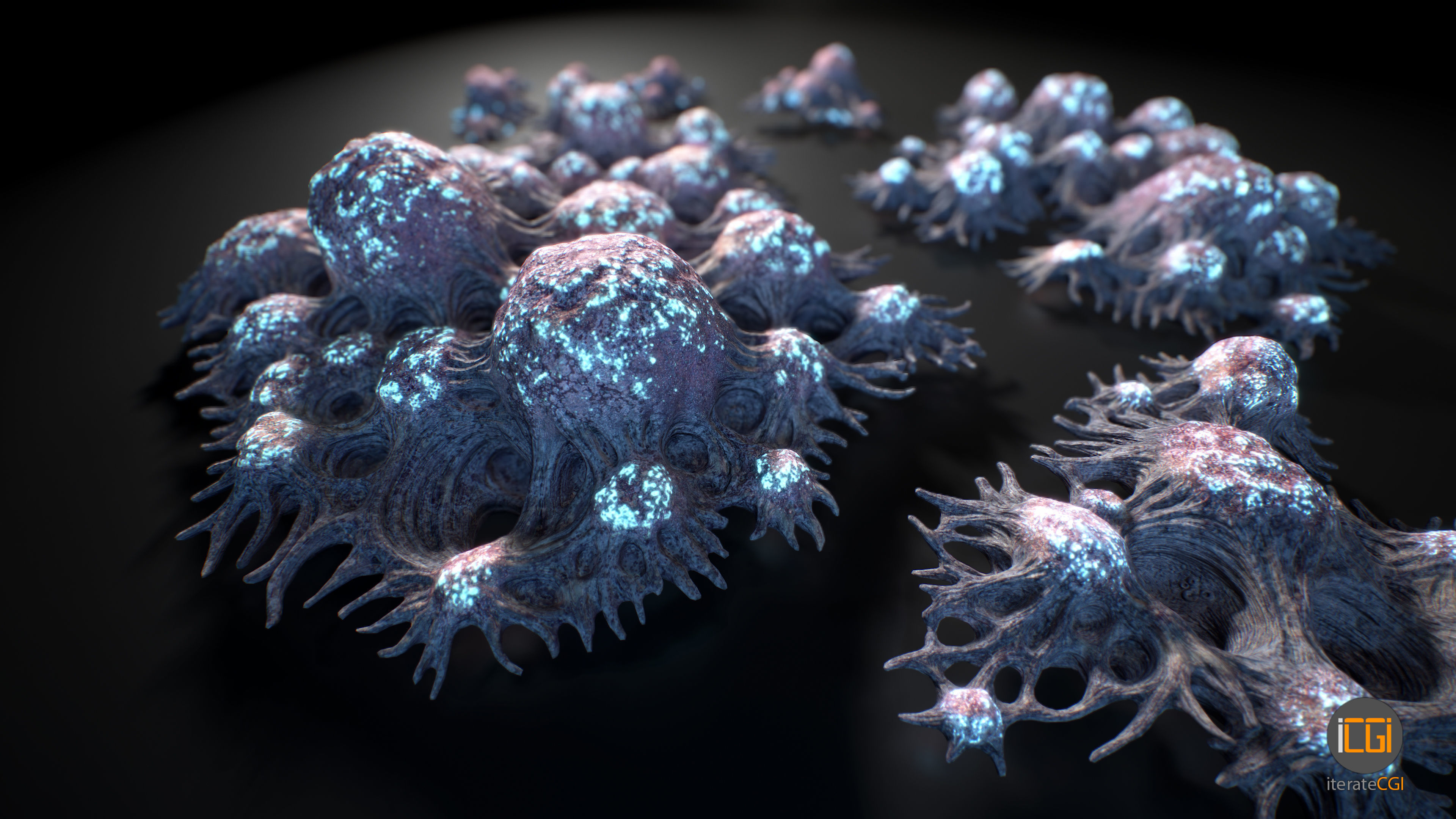 Alien Plant Fungus Type 3 3D model_36