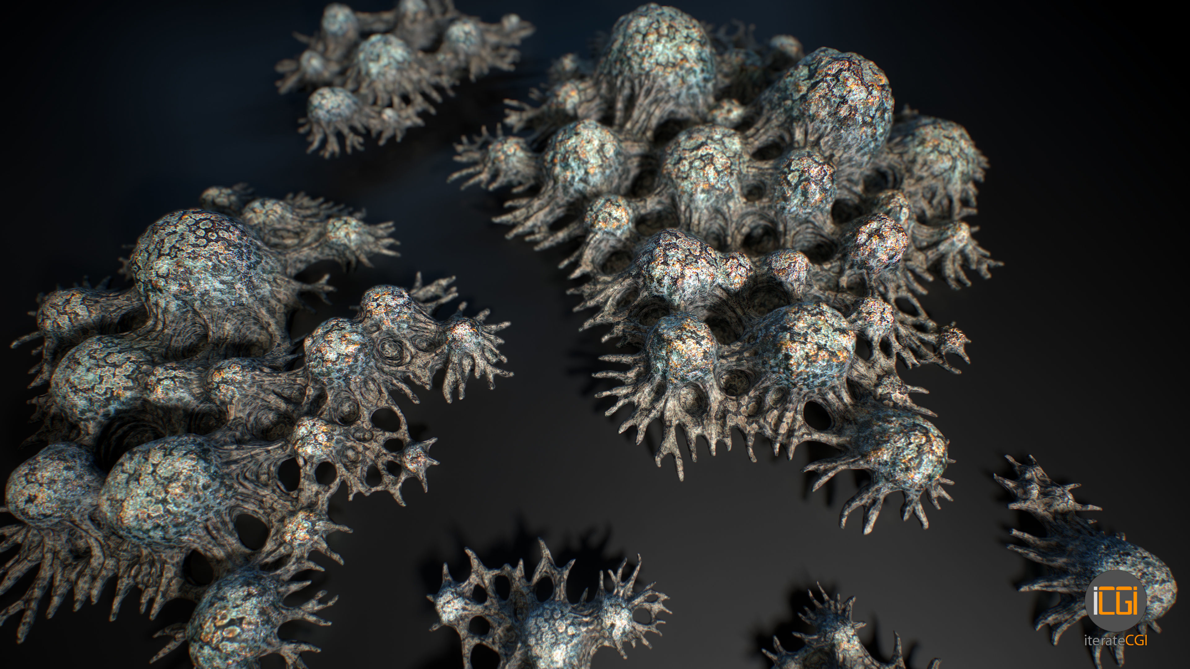 Alien Plant Fungus Type 3 3D model_54