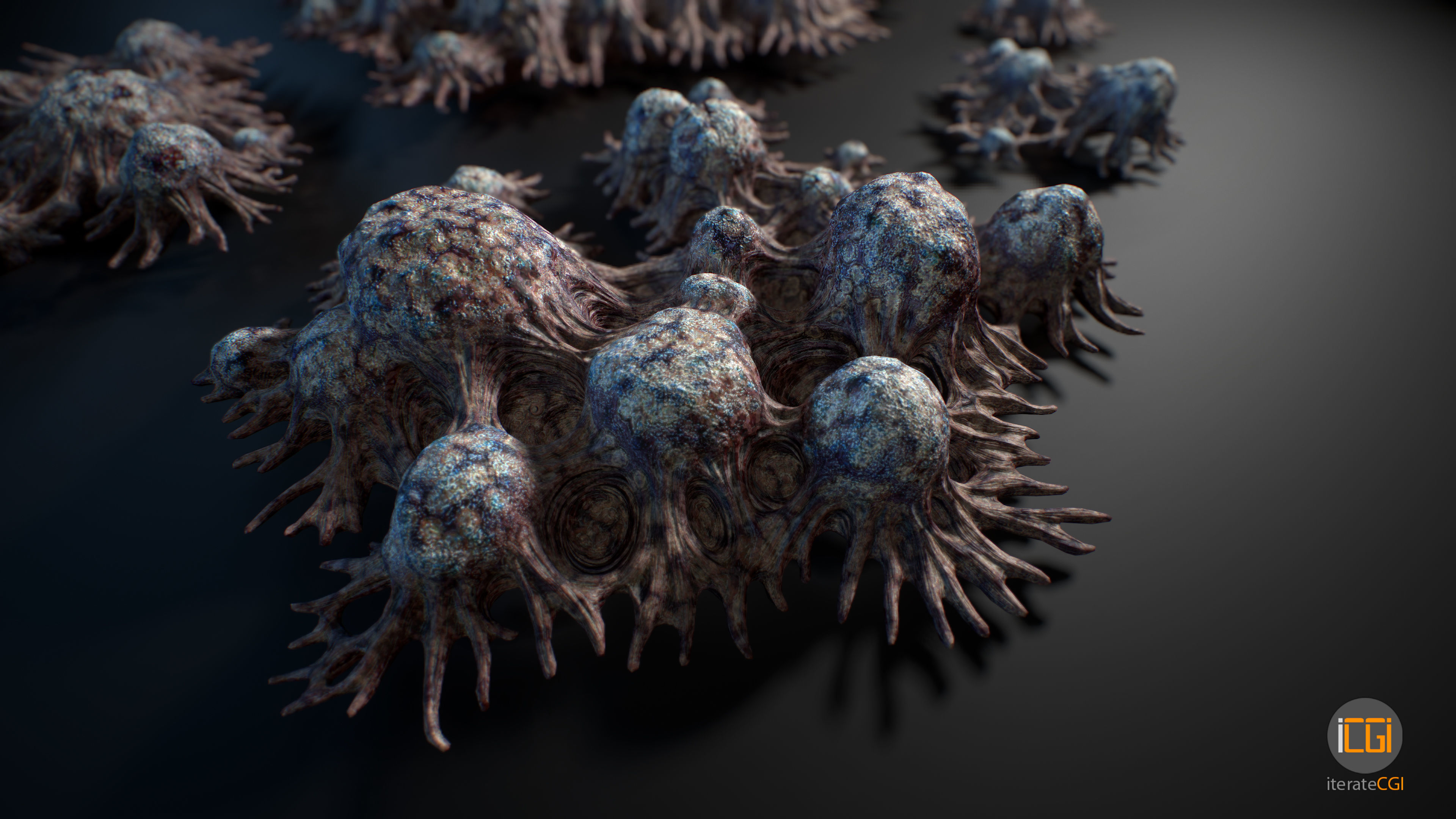 Alien Plant Fungus Type 3 3D model_24