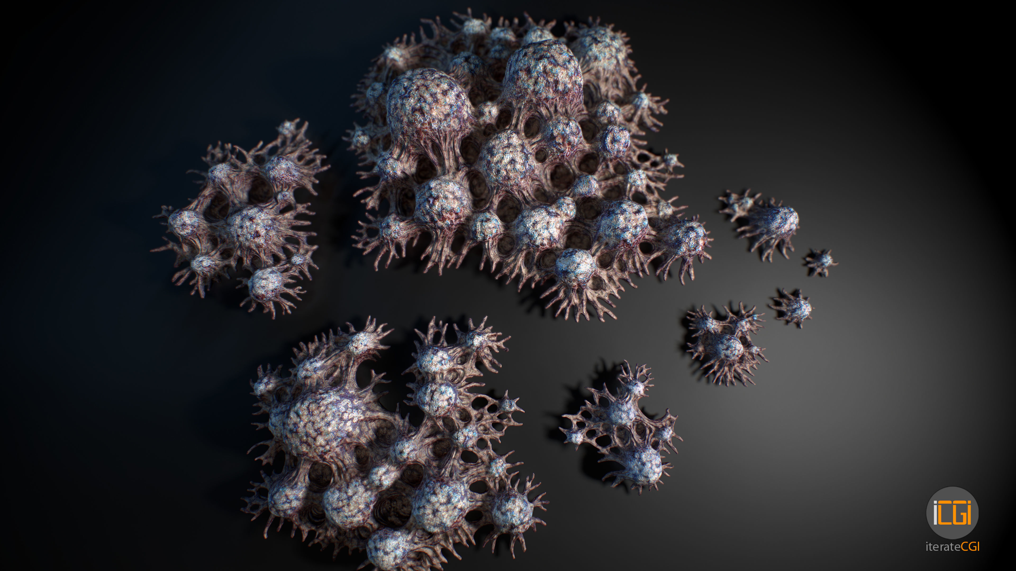 Alien Plant Fungus Type 3 3D model_41